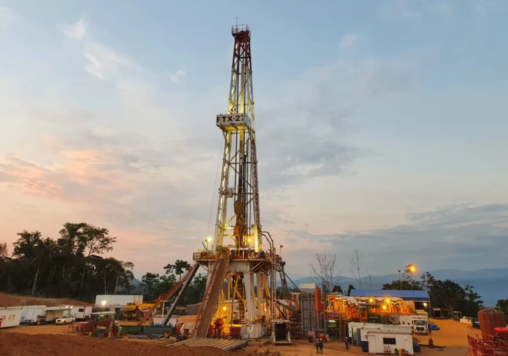 Campo Mayaya donde el Gobierno tiene esperanza de desarrollar mayores reservas  y producción de gas. Foto: YPFB