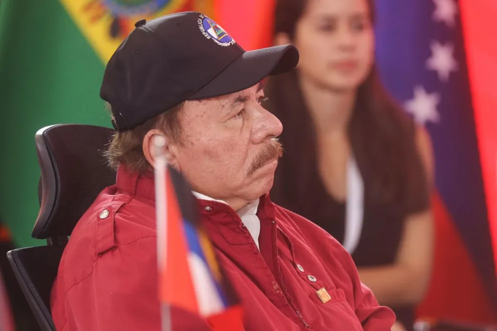 Daniel Ortega durante una Cumbre ALBA en Venezuela. Foto: EFE