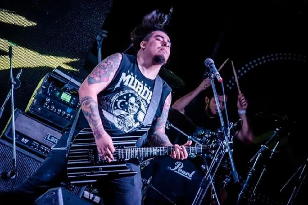  Gabriel “Osi” Pavez  en concierto. FOTO:  Gabriel “Osi” Pavez 