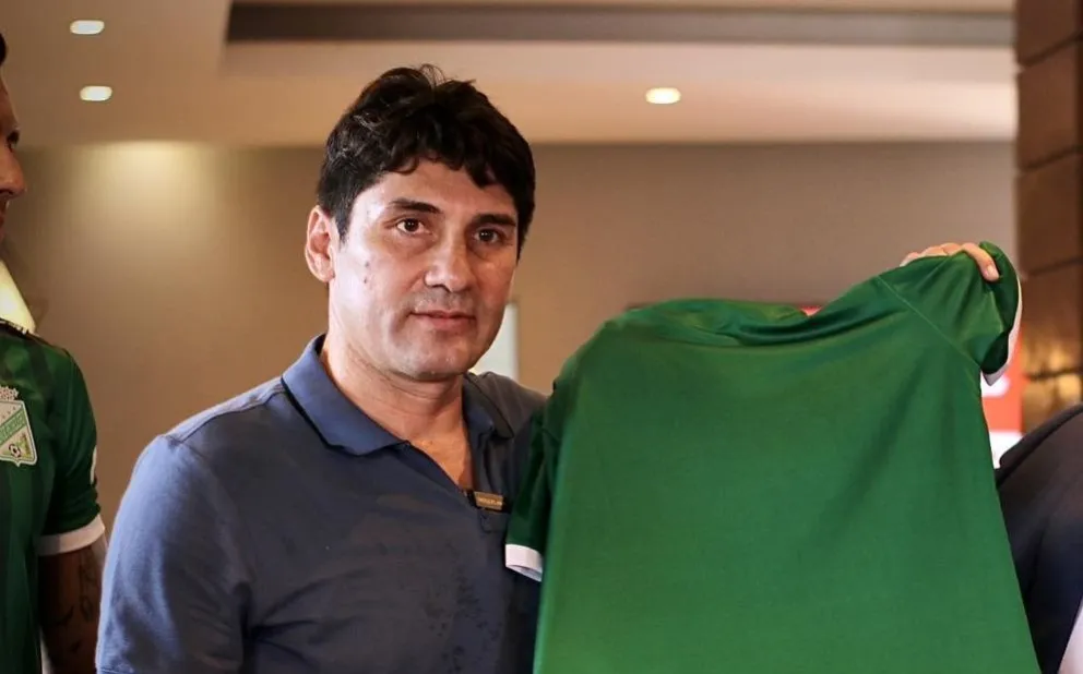 El exfutbolista y dirigente Ronald Raldes. Foto: Oriente Petrolero.