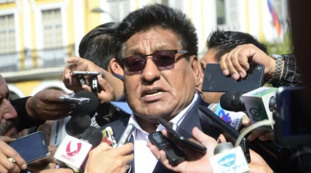 Lucio Gómez, dirigente de los choferes de Bolivia. Foto: Los Tiempos