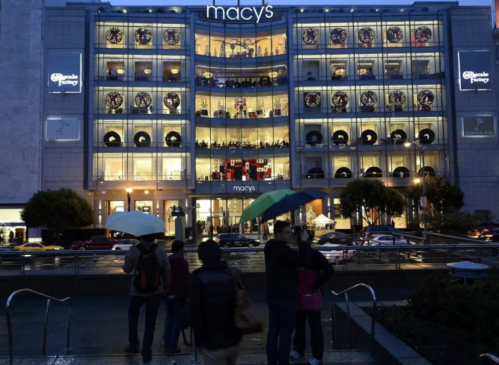 Una tienda de Macy's en el distrito comercial de Union Square en San Francisco. Foto: EFE