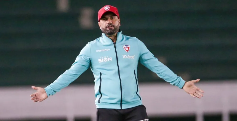 Leitao durante un partido del conjunto Inmobiliario. Foto: Royal Pari.