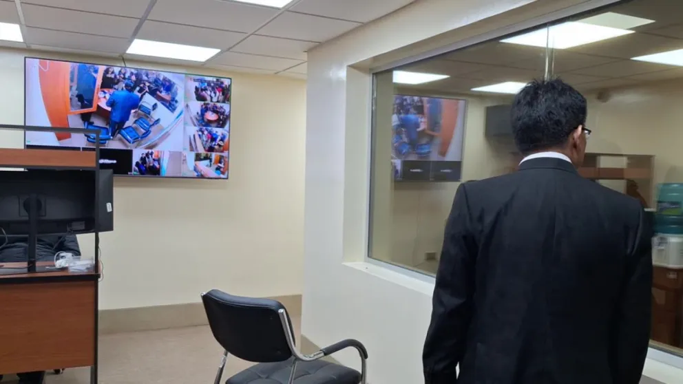 Uno de los ambientes de la cámara Gesell del distrito 5. / Foto: Visión 360. 