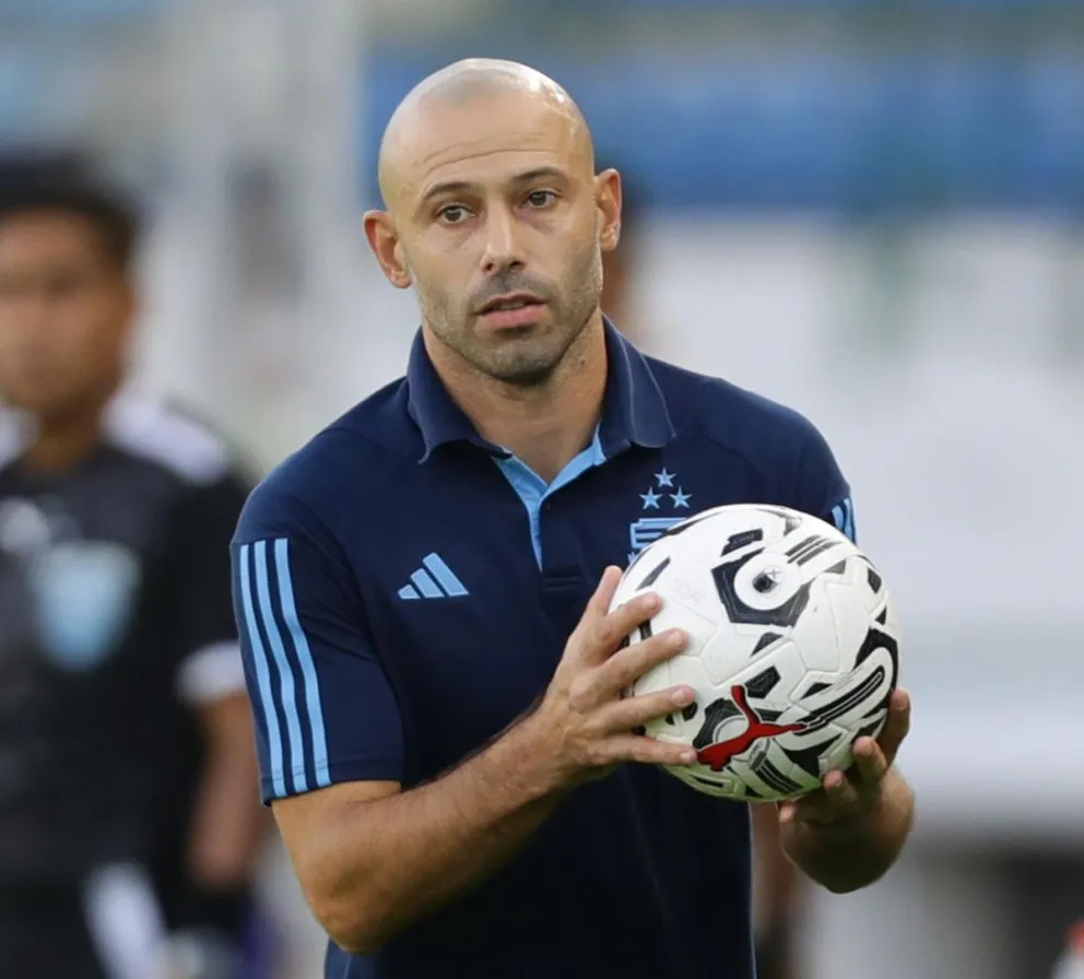 Javier Mascherano deja la selección Sub-20 de Argentina por el Inter de Miami. Foto: EFE
