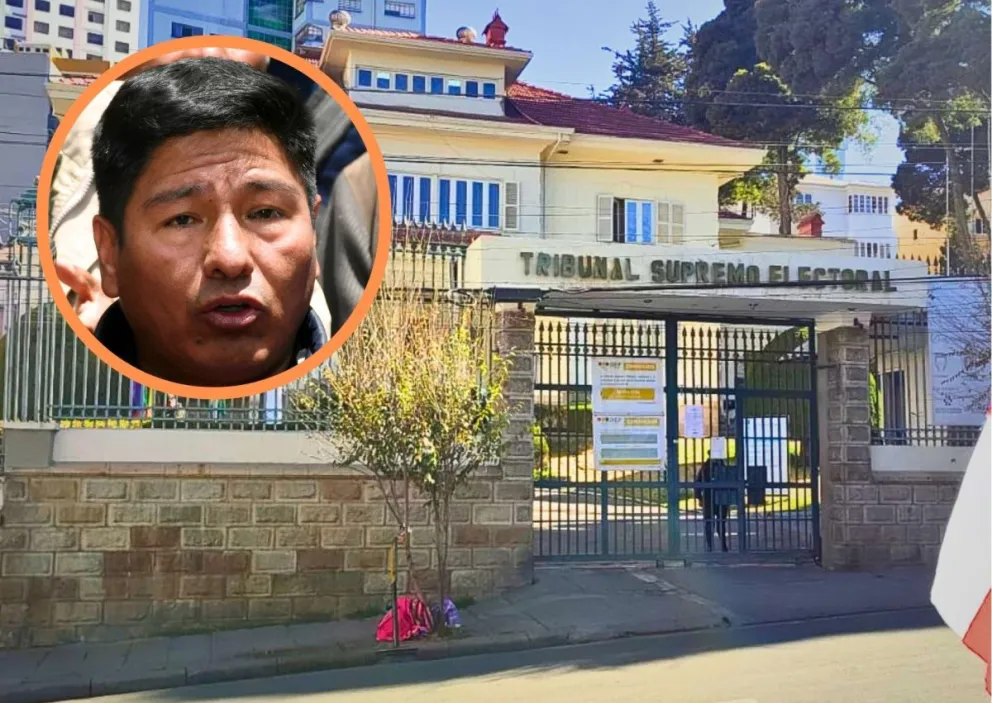 Grover García, presidente reconocido del MAS. Fotos: APG y Visión 360 