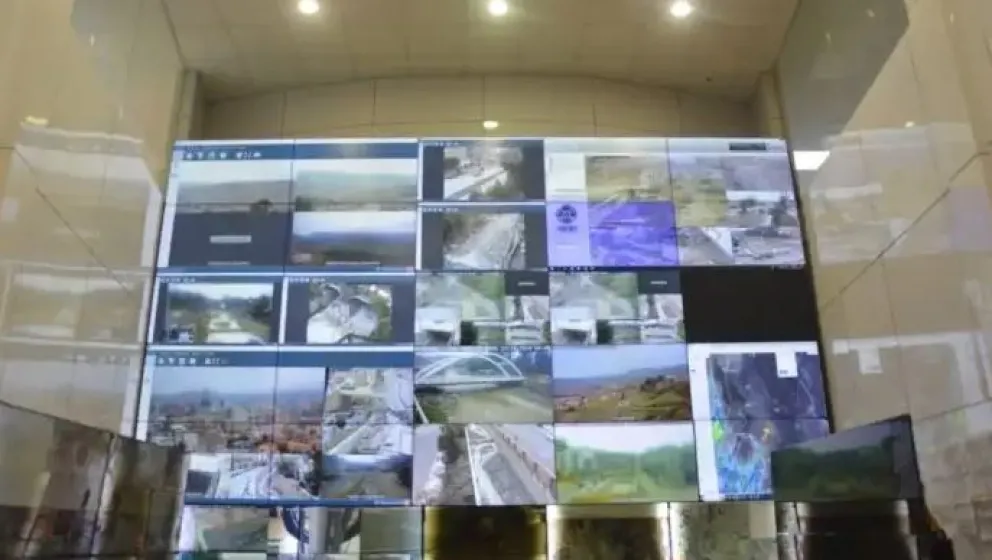 El sistema de alerta temprana por lluvias de la Alcaldía de La Paz. Foto: GAMLP