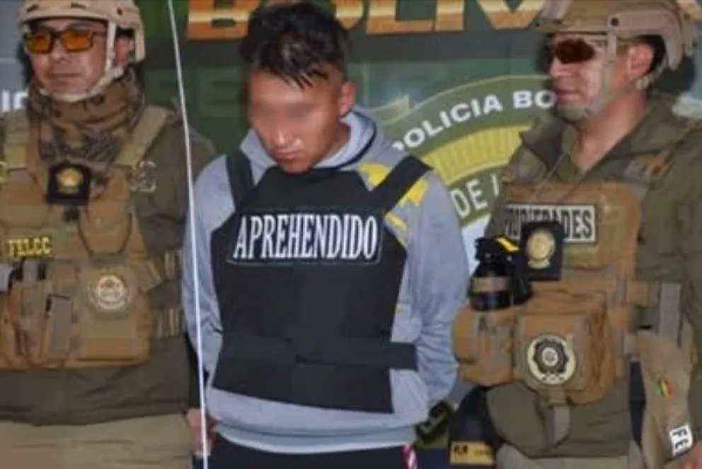 El hombre fue identificado a través de las cámaras, luego fue capturado por la Policía. Foto: APG