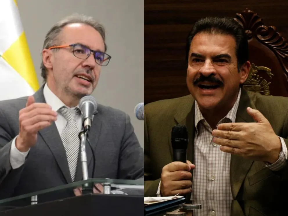 Jorge Richter y Manfred Reyes Villa. Fotos: ABI y APG