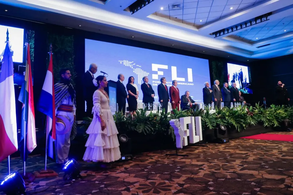 El Foro Latinoamericano de las Ideas (FLI), este jueves, en Asunción (Paraguay). Foto: EFE