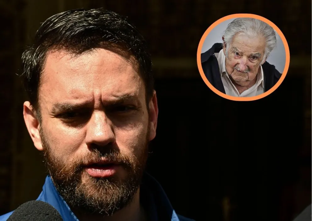 El ministro de Gobierno, Eduardo del Castillo, en una imagen de archivo y Mujica. Fotos: APG y EFE