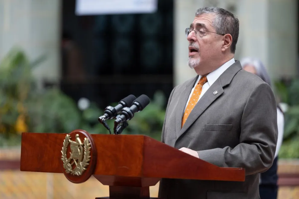 El presidente de Guatemala, Bernardo Arévalo de León. Foto: EFE