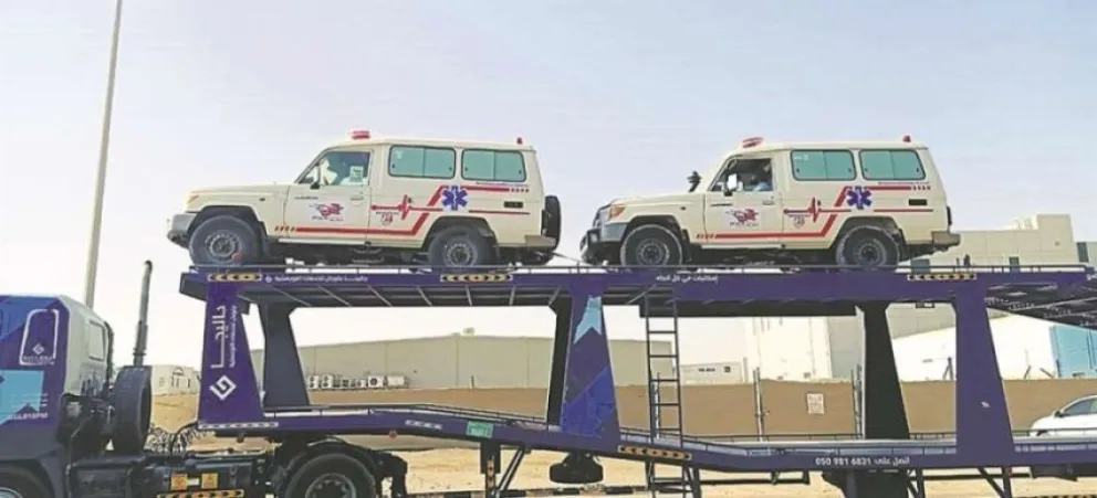 La compra de ambulancias fue realizada durante la gestión del gobernador Jhonny Mamani. Foto: Panamericana.bo