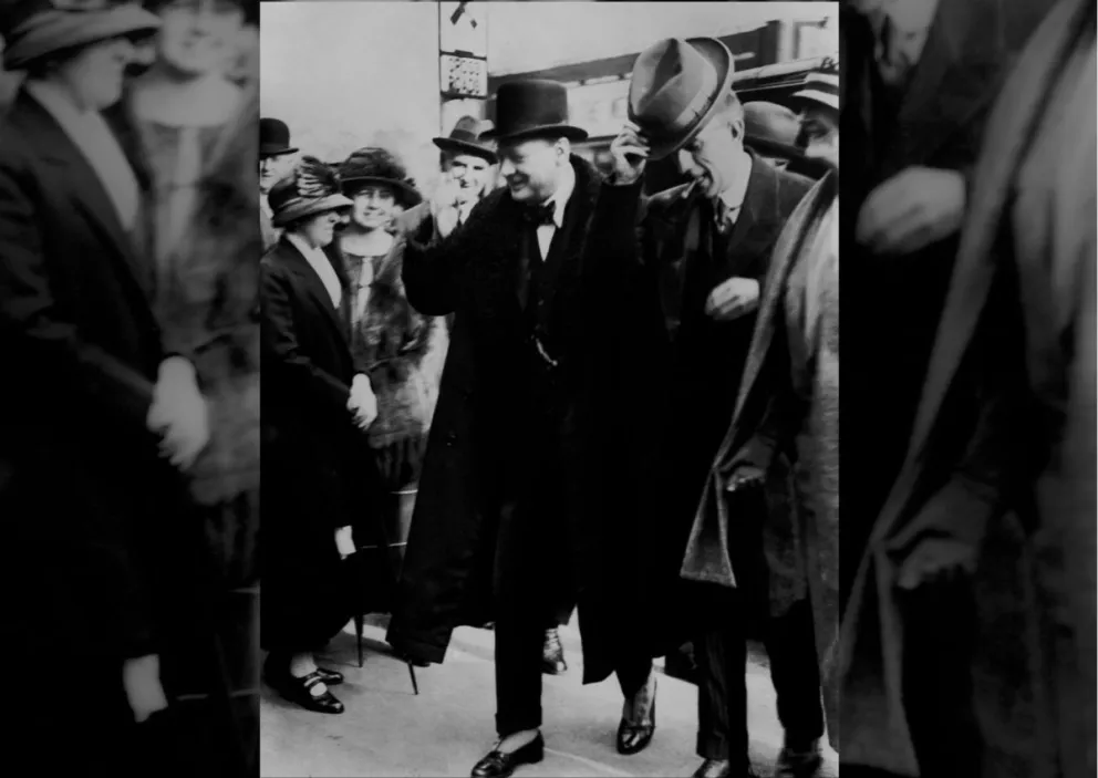 Imagen de archivo de Winston Churchill en las calles londinenses. Foto: EFE