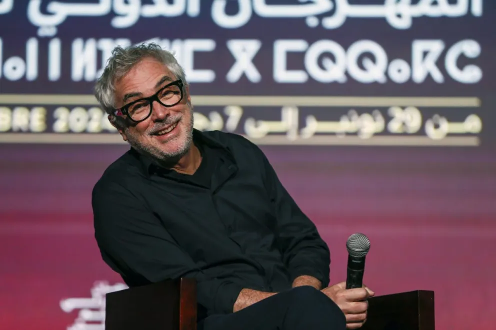 El director mexicano Alfonso Cuarón, en el Festival Internacional de Cine de Marrakech. Foto: EFE