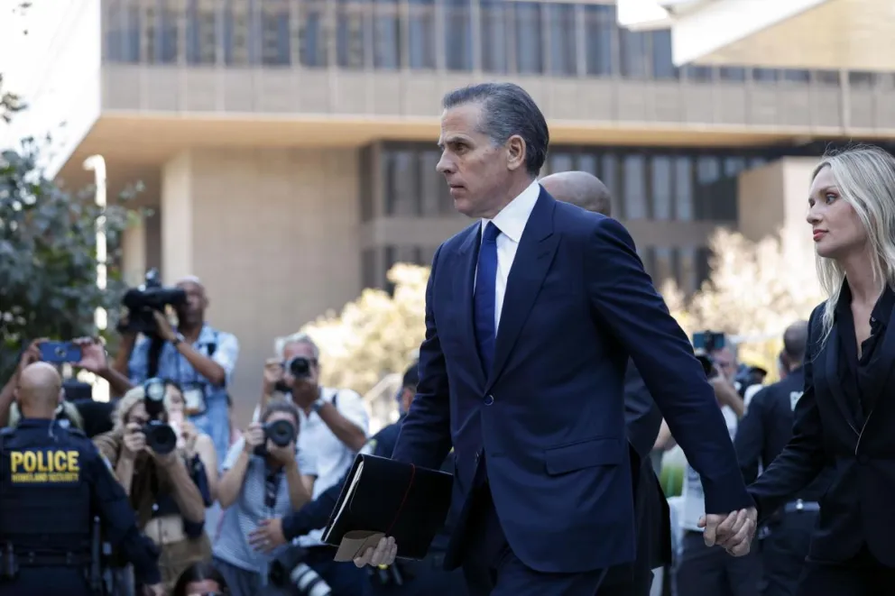 Foto de archivo del hijo del presidente de EEUU Joe Biden, Hunter Biden. Foto: EFE