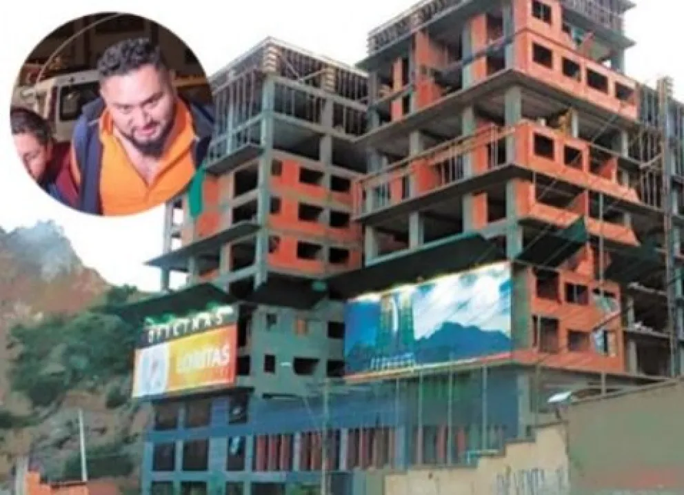 El propietario de la inmobiliaria Las Loritas. Foto: ABI 