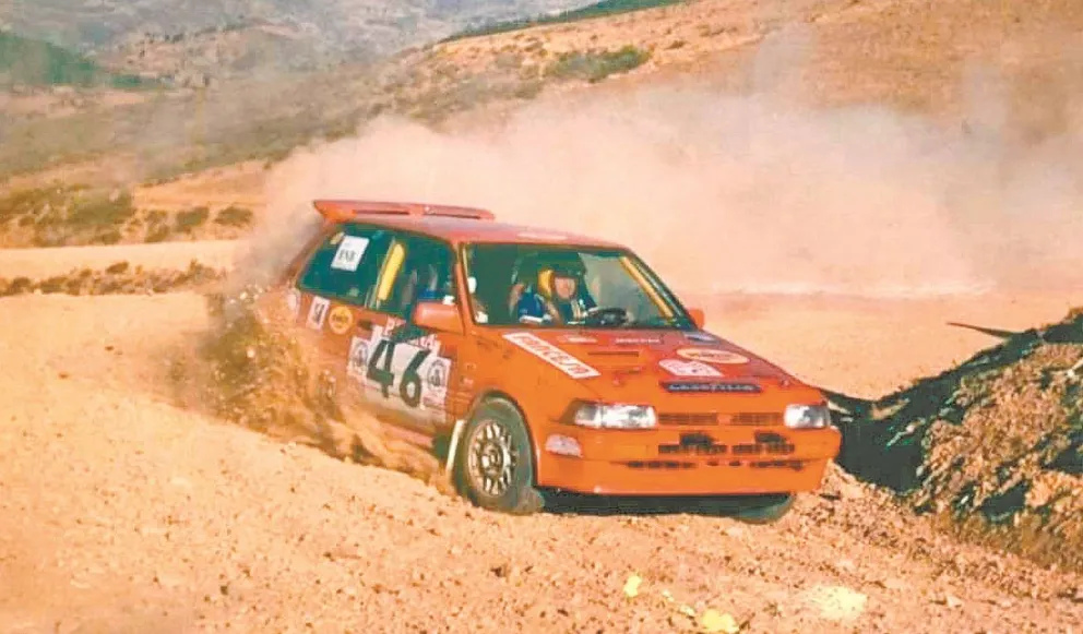 Sergio Kosky Vacaflor en el Circuito Óscar Crespo de 1998. Foto: BRT.