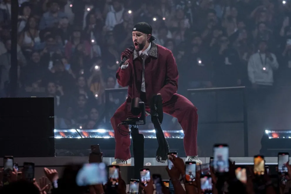 Fotografía de archivo del artista puertorriqueño Bad Bunny. Foto: EFE