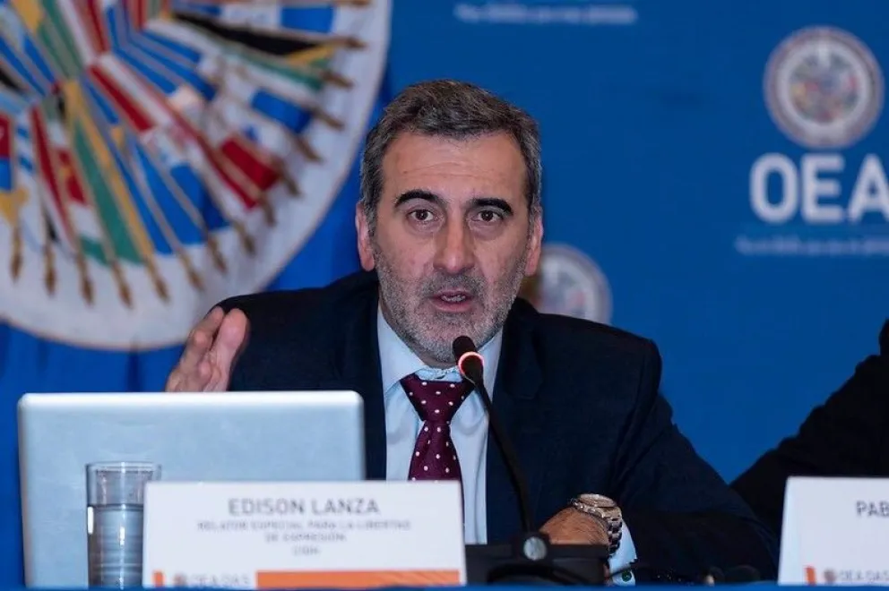 Edison Lanza, ex Relator Especial para la Libertad de Expresión de la CIDH. Foto: @Almagro_OEA2015