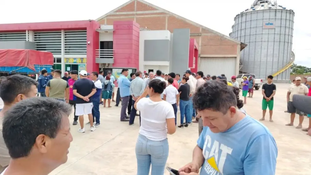 Los ingenios fueron precintados, y el grano secuestrado en favor de Emapa. Foto: Red Uno