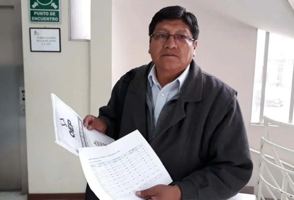 El exsecretario político del MAS, Froilán Fulguera, informó que esa facción busca una alianza. Foto: Panamericana