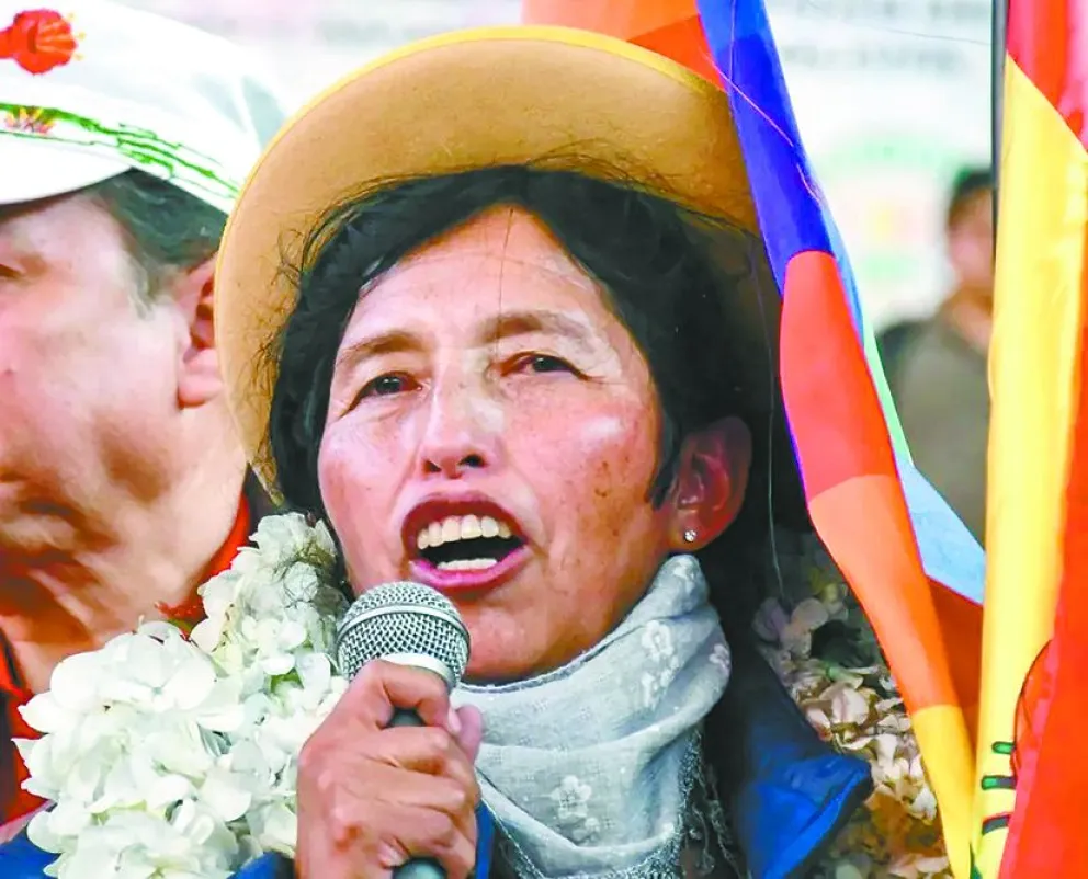 La dirigente, oriunda de Tarija, forma parte de la directiva del MAS elegida en el Congreso de El Alto, entre el 3 y el 5 de mayo. Foto: APG