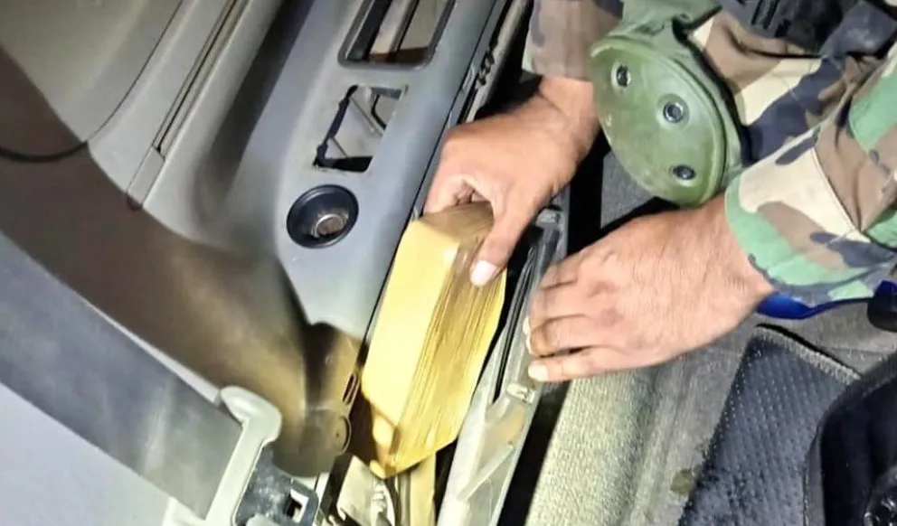 La droga fue hallada en la carretera bioceánica. Foto: Felcn