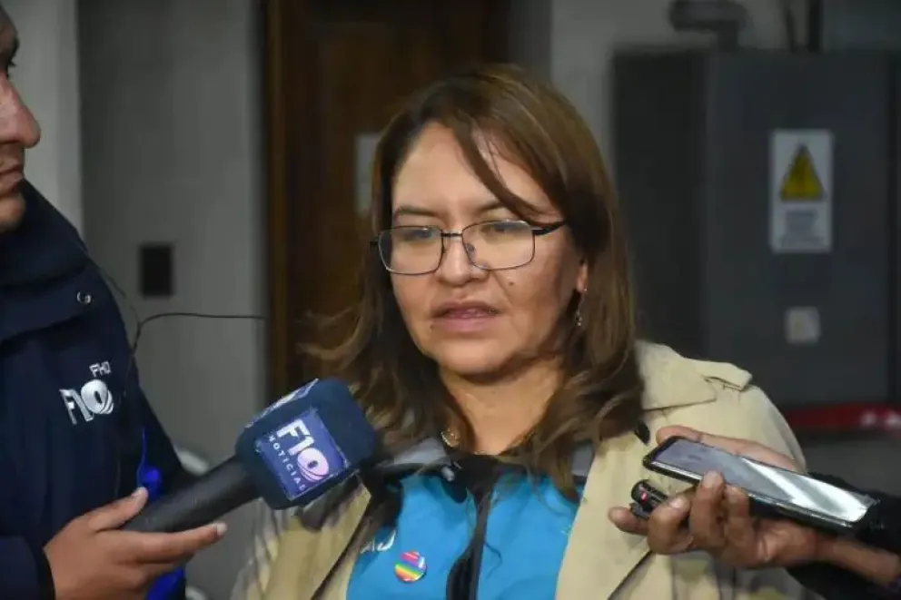 La directora Jurídica de la Alcaldía de La Paz, Amparo Morales. Foto: AMUN