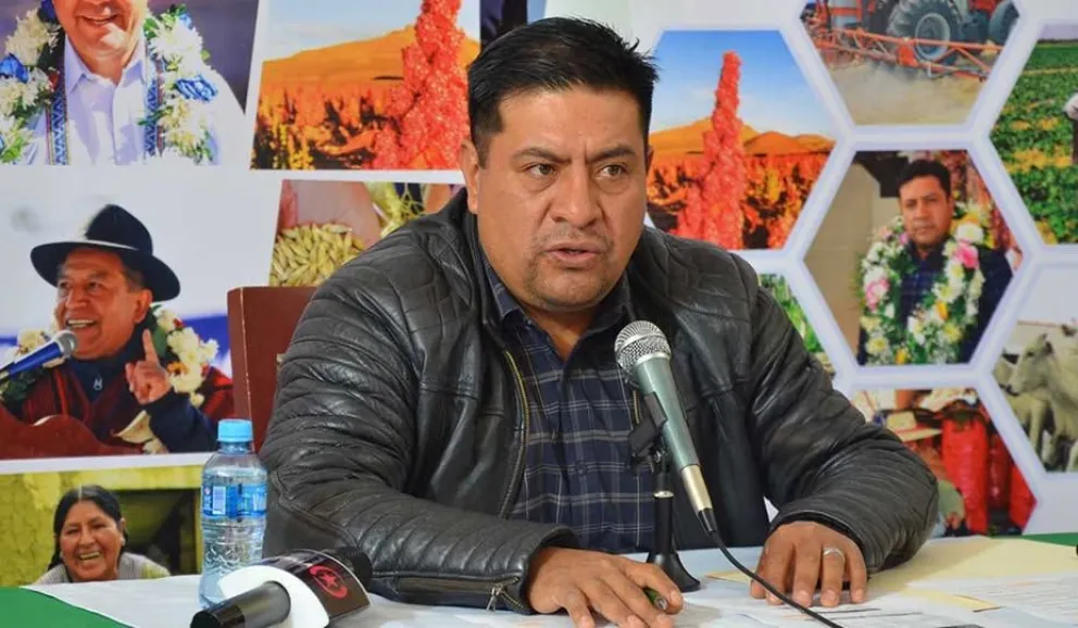 El ministro de Desarrollo Rural, Yamil Flores. Foto: Grupo Centro Cochabamba