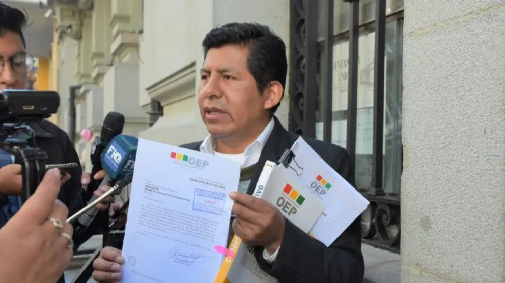 El vocal del TSE, Tahuichi Tahuichi. Foto: Fuente Directa