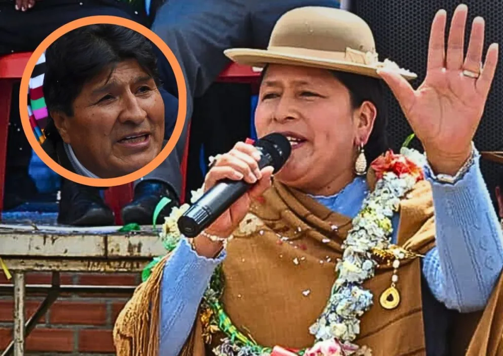 La senadora Velasco y Morales. Fotos: RRSS de la senadora y APG 