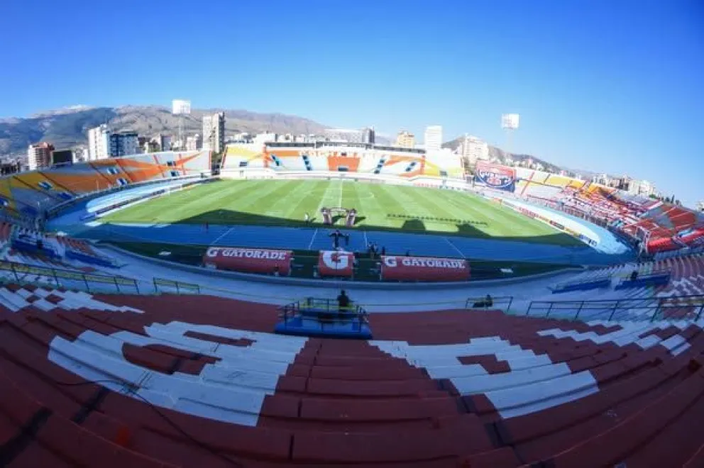 Vista panorámica del estadio Félix Capriles de Cochabamba. Foto: Conmebol 