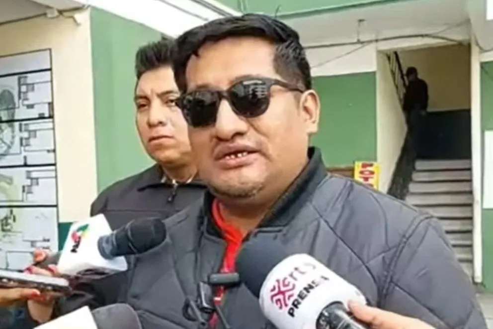 Sergio Huamán, director de Gestión Jurídica del Gobierno Autónomo Departamental de La Paz. Foto: captura