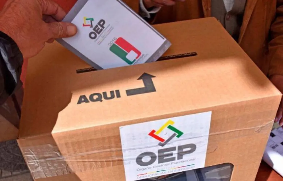 Votación. Foto: La Voz de Tarija