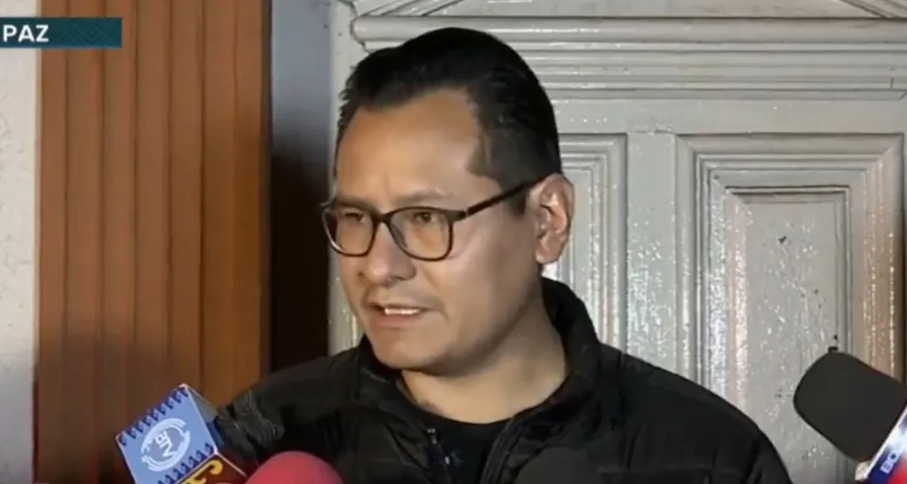 Luis Torrez, fiscal departamental de La Paz. Foto: captura Bolivia TV