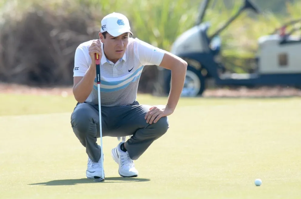 El golfista nacional durante su faceta deportista juvenil. Foto: José Luis Montaño.