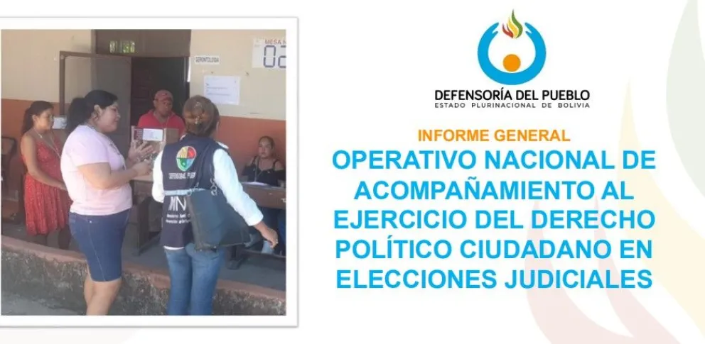 Informe de la Defensoría del Pueblo. Foto: Defensoría del Pueblo