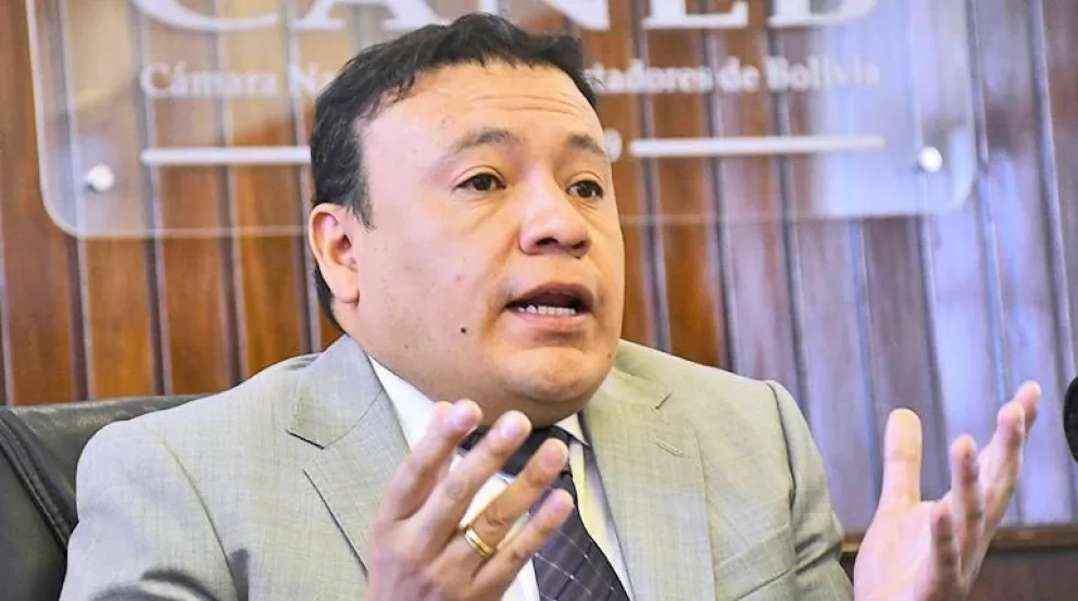 Danilo Velasco, presidente de la Cámara Nacional de Exportadores de Bolivia (Caneb). Foto: APG