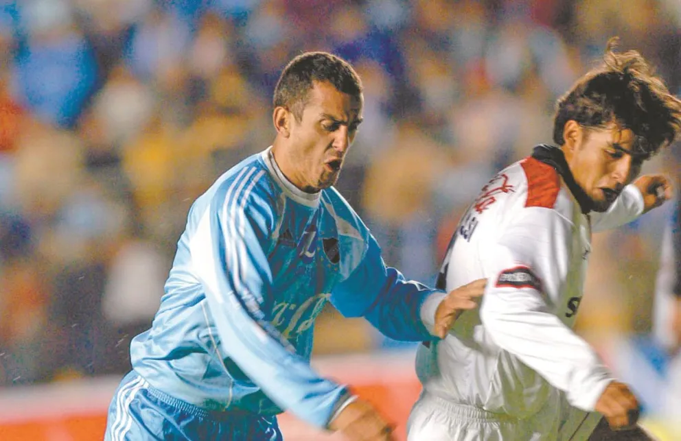 Chiorazzo en su faceta como jugador de la Academia. Foto: MMG.