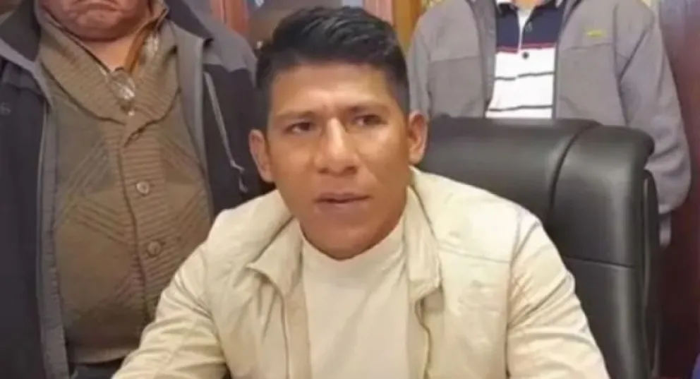 Arnold Alanez, productor cocalero. Foto: RRSS