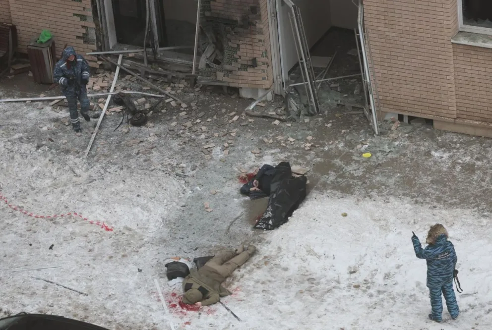 Imagen del atentado del 17 de diciembre en Moscú contra el teniente general Igor Kirillov. Foto: EFE