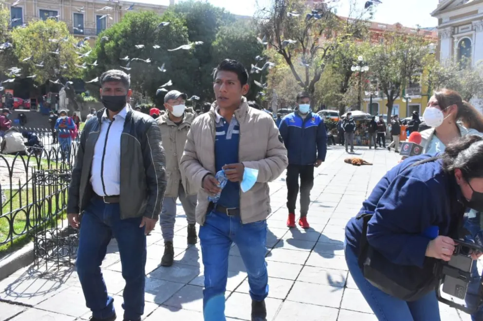 Alanez es un dirigente cocalero que fue afín al gobierno; sin embargo, tras el quiebre del MAS, se alineó al evismo. Foto: APG