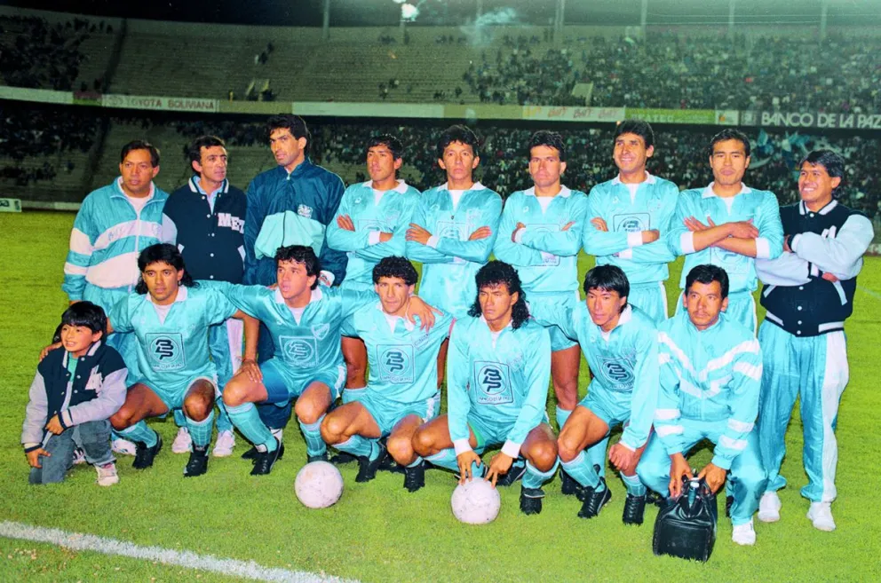 El Bolívar de 1992 que llegó a 67 puntos con el ruso Vitaly Schevchenko como entrenador. Foto: MEMG