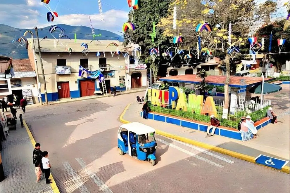Plaza de Irupana, en los Yungas de La Paz. Foto: FM Bolivia