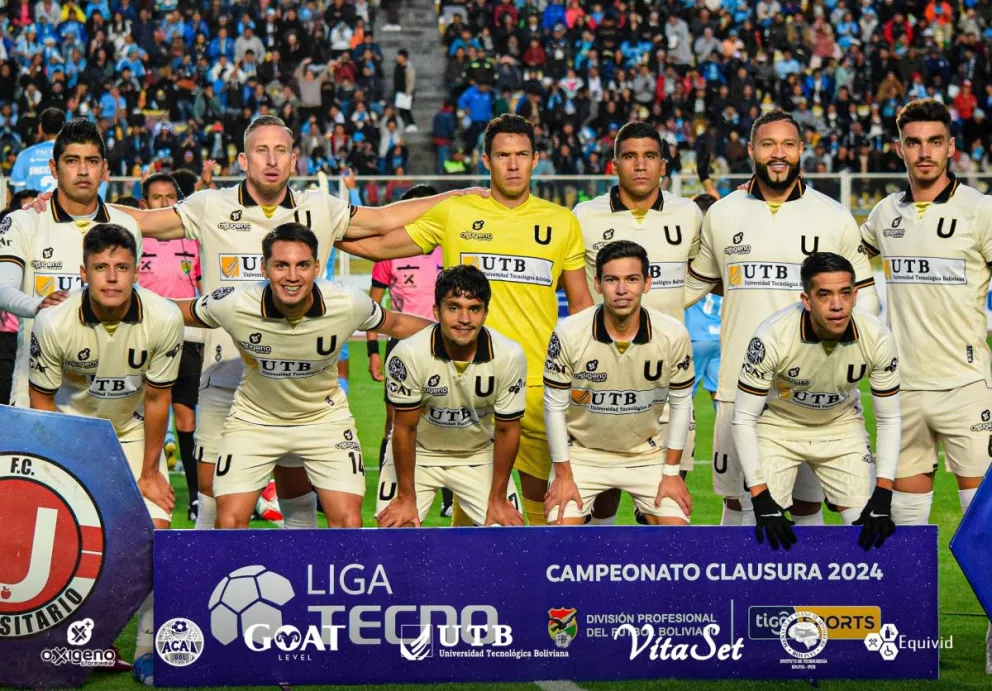 Equipo de la U de Vinto que será local en el Capriles en su fase eliminatoria. Foto: UV