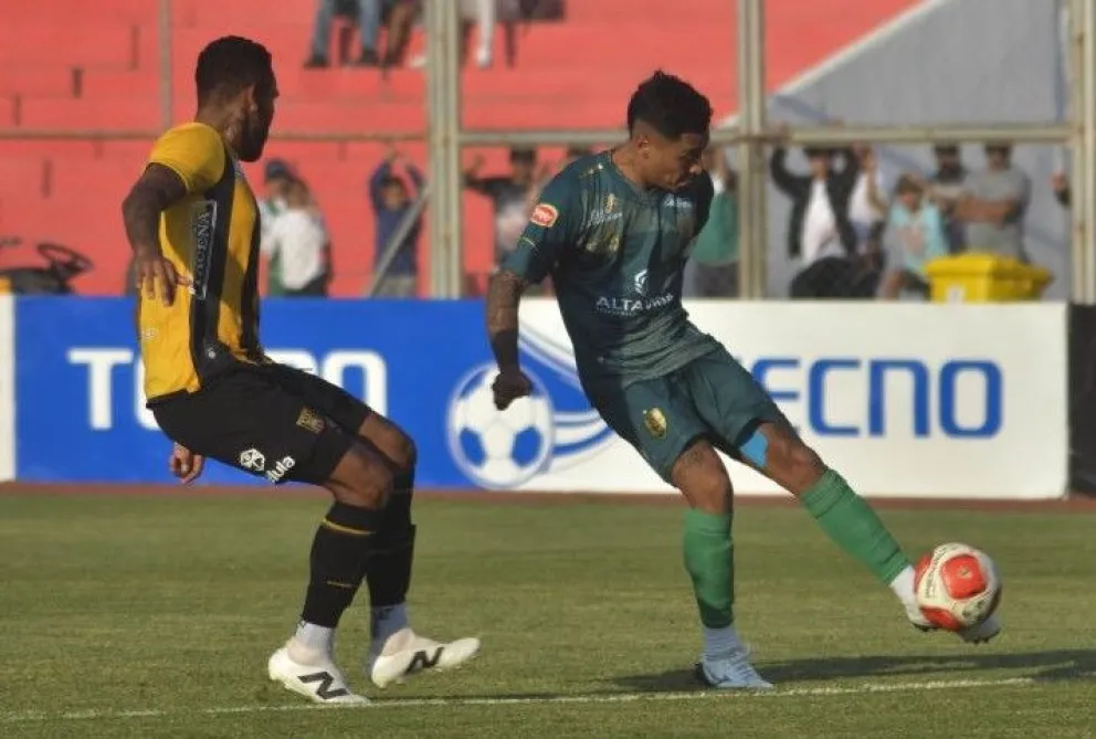 Una incidencia del juego en Tarija del 18 de agosto. Foto: APG