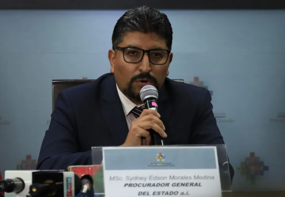 El Procurador General, Sydney Morales, brinda detalles sobre el arbitraje internacional. Foto: APG