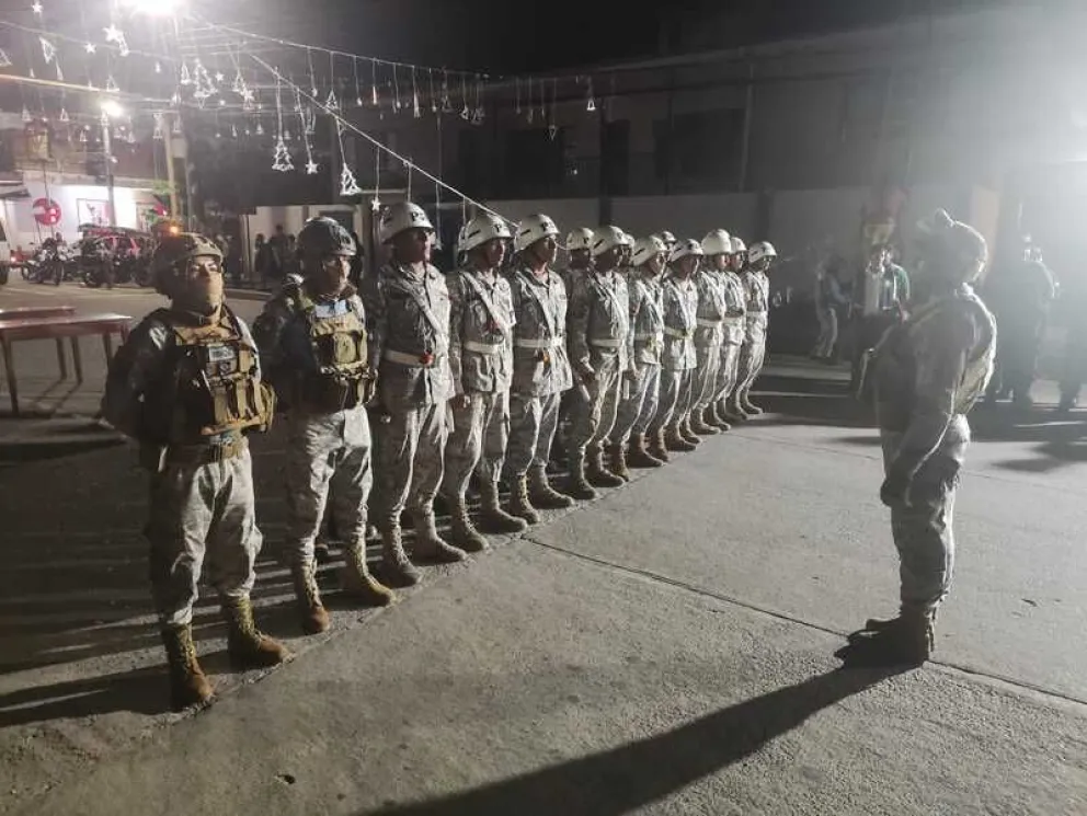 Militares que controlan las fronteras en el sur del país. Foto: Viceministerio de Lucha Contra el Contrabando