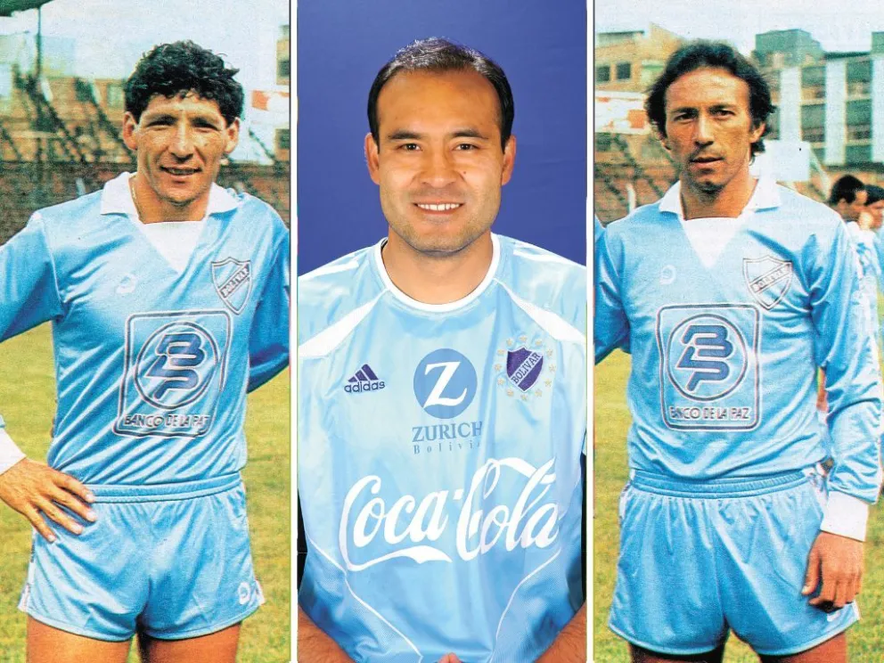 Carlos Borja, Marco Antonio Sandy y Vladimir Soria, leyendas de la Academia: Foto: El Gráfico y MEMG